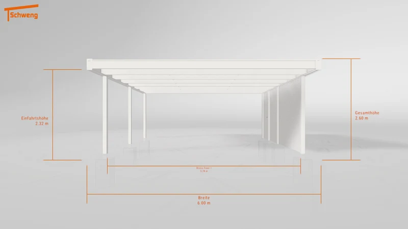 #DE Schweng Flachdachcarport C600 (ID bkgjq7) #MTG