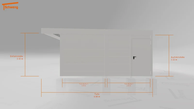#DE Schweng Flachdachcarport C600 (ID bkgjq7) #MTG