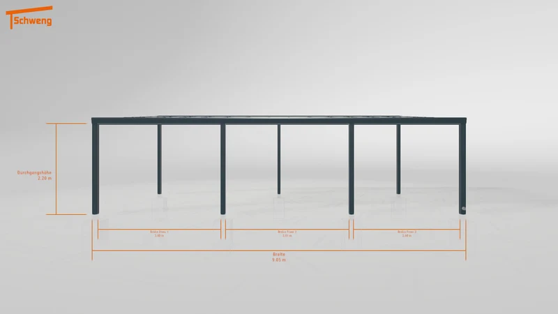 #DE Schweng Pultdachcarport S400 (ID 77m525) #MTG