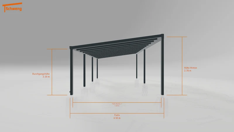 #DE Schweng Pultdachcarport S400 (ID 77m525) #MTG