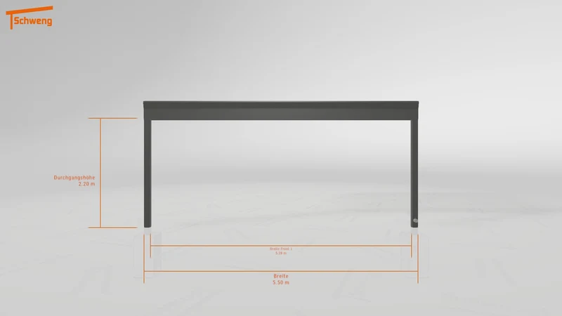 #DE Schweng Terrassenüberdachung S400 (ID w3n7g3)