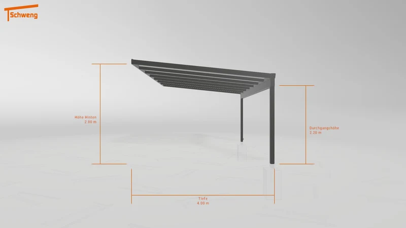 #DE Schweng Terrassenüberdachung S400 (ID w3n7g3)