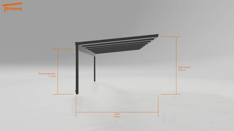 #DE Schweng Terrassenüberdachung S400 (ID w3n7g3)