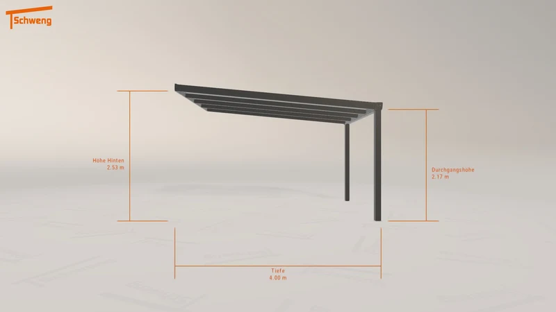 #DE Schweng Terrassenüberdachung S400 (ID 5mwnbr)