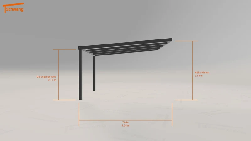 #DE Schweng Terrassenüberdachung S400 (ID 5mwnbr)
