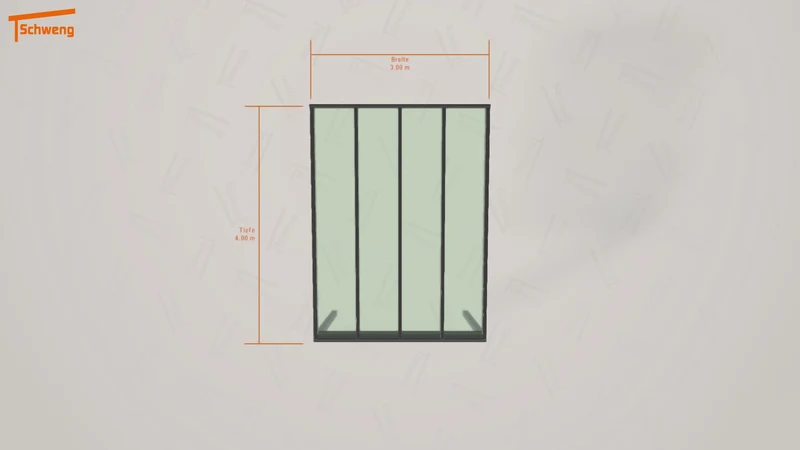 #DE Schweng Terrassenüberdachung S400 (ID 5mwnbr)