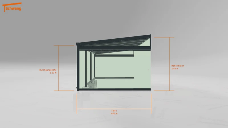 #DE Schweng Terrassenüberdachung S400 (ID 5mwwpd)