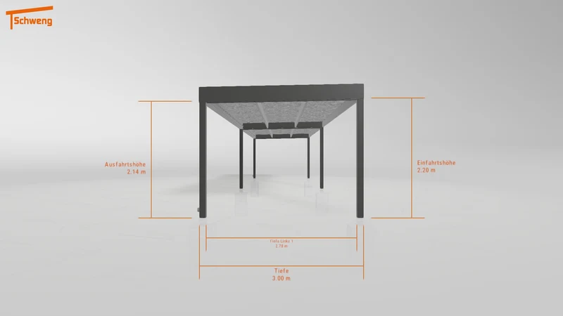 #DE Schweng Flachdachcarport C600 (ID n5xxrb) #MTG