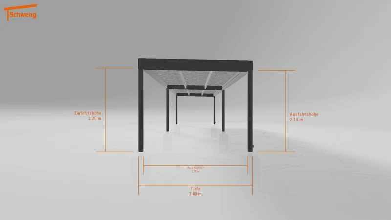 #DE Schweng Flachdachcarport C600 (ID n5xxrb) #MTG