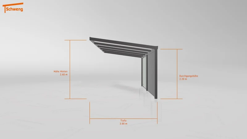 #DE Schweng Terrassenüberdachung S400 (ID w3nnzb)