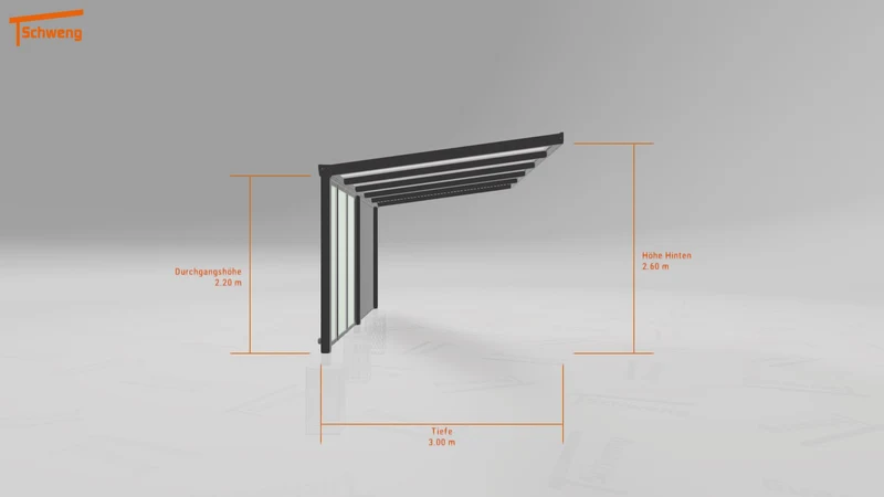 #DE Schweng Terrassenüberdachung S400 (ID w3nnzb)