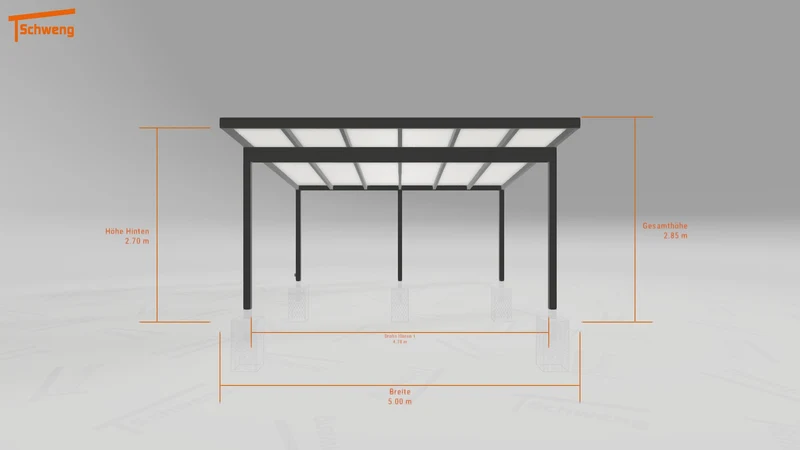 #DE Schweng Pultdachcarport S400 (ID mj77dr)