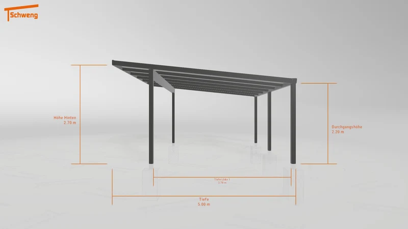 #DE Schweng Pultdachcarport S400 (ID mj77dr)