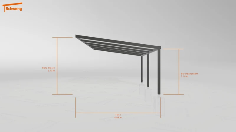#DE Schweng Terrassenüberdachung S400 (ID v4rd8n)