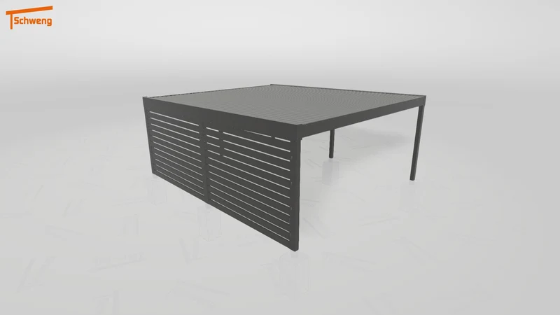 #DE Schweng Flachdachcarport C600+ (ID pbjw37) #MTG