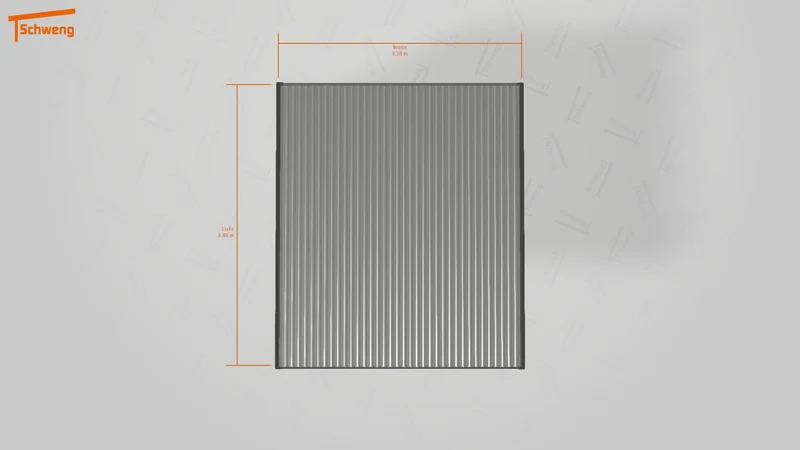 #DE Schweng Flachdachcarport C600+ (ID pbjw37) #MTG