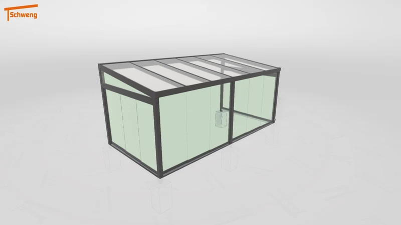 #DE Schweng Terrassenüberdachung S400 (ID n5x8nr)