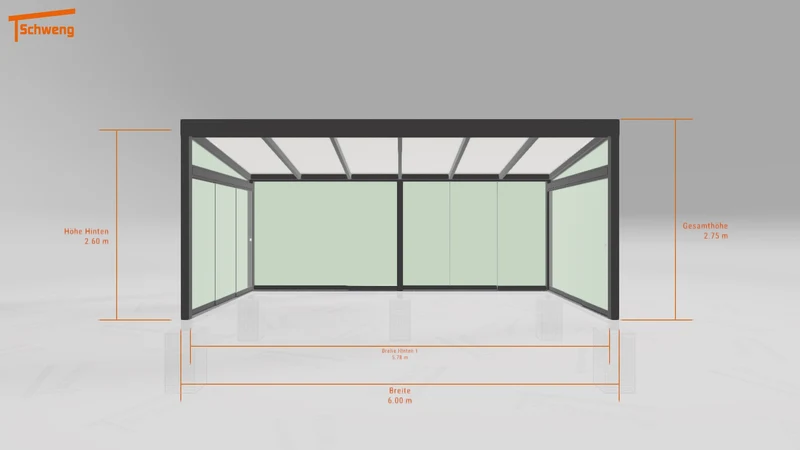 #DE Schweng Terrassenüberdachung S400 (ID n5x8nr)