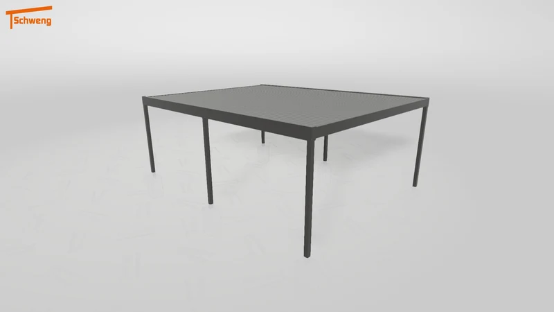 #DE Schweng Flachdachcarport C600 (ID w3nxp3)