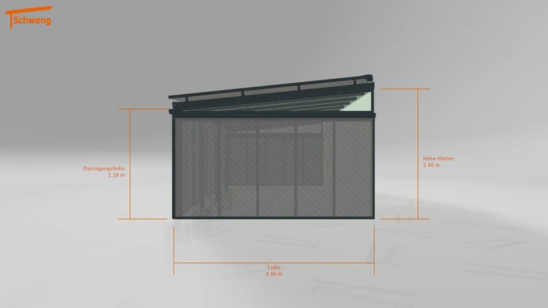 #DE Schweng Terrassenüberdachung S400 (ID 5mwznp)