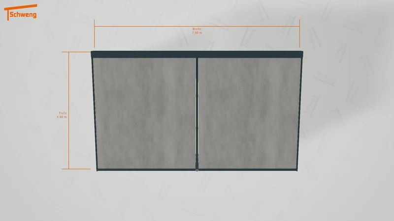 #DE Schweng Terrassenüberdachung S400 (ID 5mwznp)