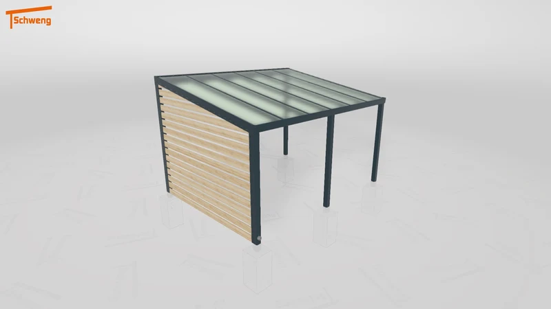 #DE Schweng Terrassenüberdachung S400 (ID qdwvjw)