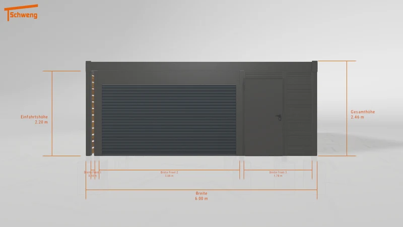 #DE Schweng Flachdachcarport C600+ (ID k2y3wj) #MTG