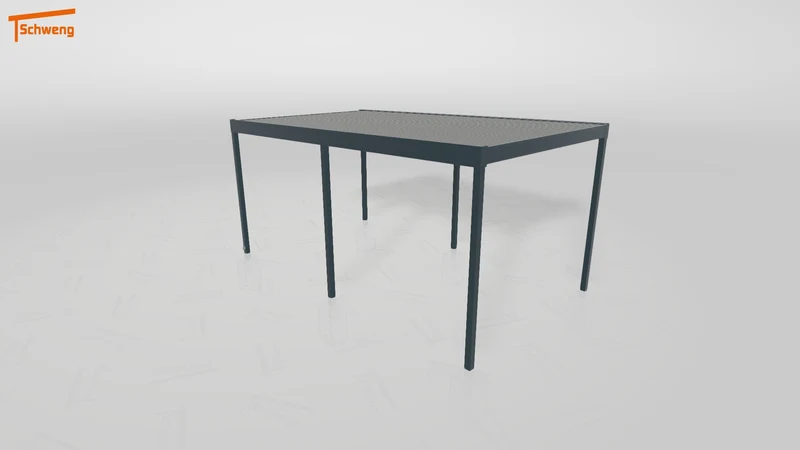 #DE Schweng Flachdachcarport C600 (ID 9wpd37)