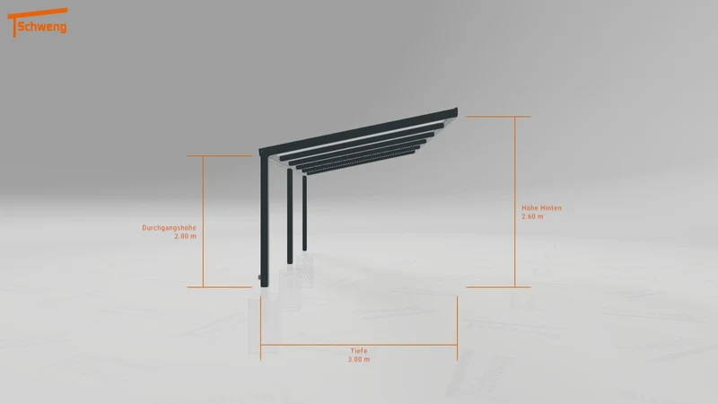 #DE Schweng Pultdachcarport S350 (ID bkgjr3) #MTG