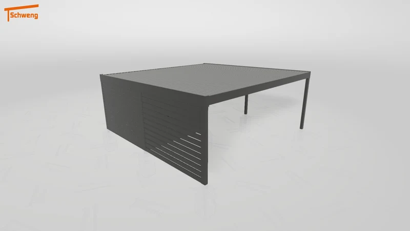 #DE Schweng Flachdachcarport C600+ (ID 42jvqy) #MTG
