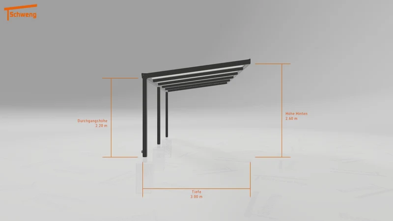 #DE Schweng Terrassenüberdachung S400 (ID w3n7yw)