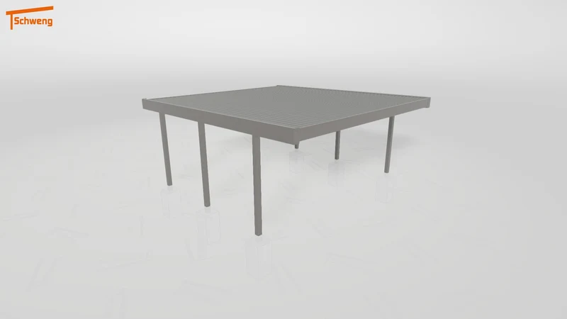 #DE Schweng Flachdachcarport C600 (ID mj75rj)