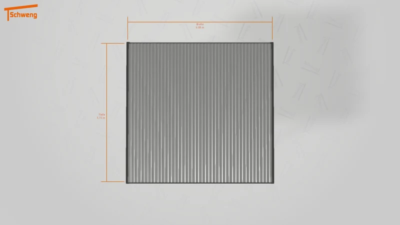 #DE Schweng Flachdachcarport C600+ (ID 2qxjxb) #MTG