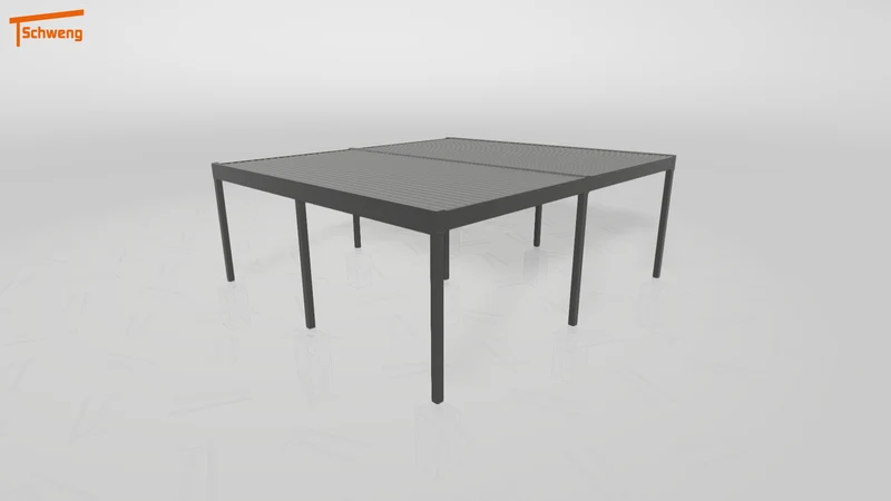 #DE Schweng Flachdachcarport C600 (ID pbj8j2)