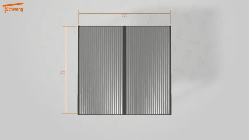 #DE Schweng Flachdachcarport C600 (ID pbj8j2)