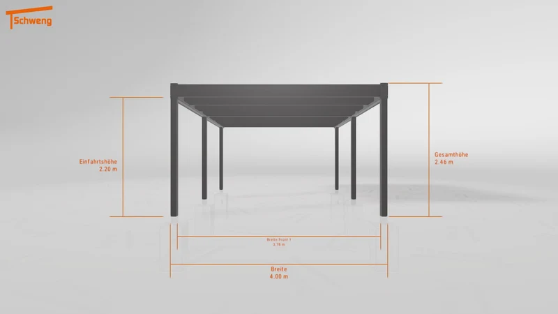 #DE Schweng Flachdachcarport C600 (ID pbjjwv) #MTG