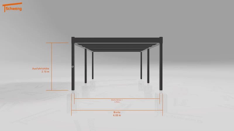 #DE Schweng Flachdachcarport C600 (ID pbjjwv) #MTG
