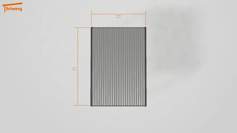 #DE Schweng Flachdachcarport C600 (ID mj77xw)