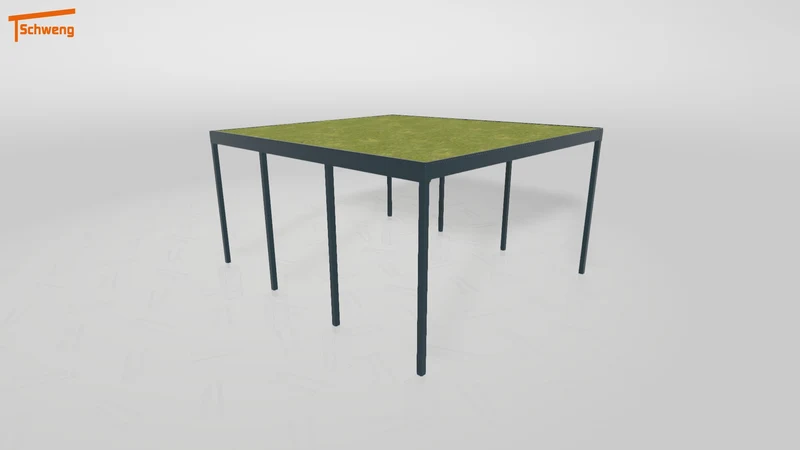#DE Schweng Flachdachcarport C600+ (ID 85bgdm) #MTG