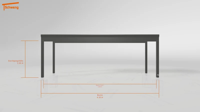 #DE Schweng Terrassenüberdachung S400 (ID qdwzjn)