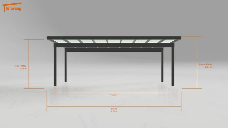 #DE Schweng Terrassenüberdachung S400 (ID qdwzjn)