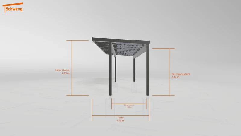 #DE Schweng Terrassenüberdachung S400 (ID qdwzjn)