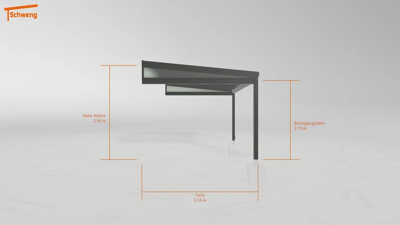 #DE Schweng Terrassenüberdachung S350 (ID v4r75g)
