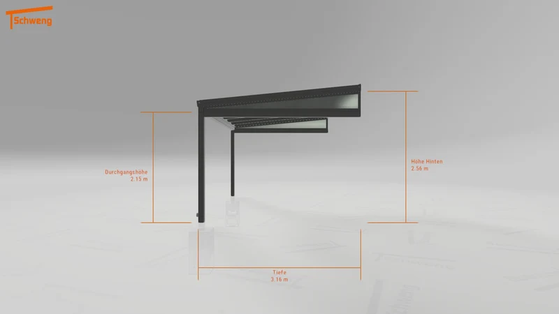 #DE Schweng Terrassenüberdachung S350 (ID v4r75g)
