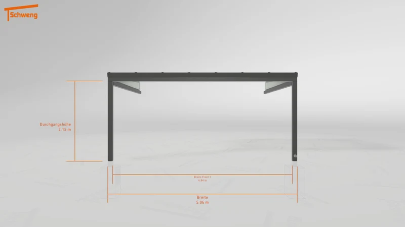 #DE Schweng Terrassenüberdachung S350 (ID w3nx73)