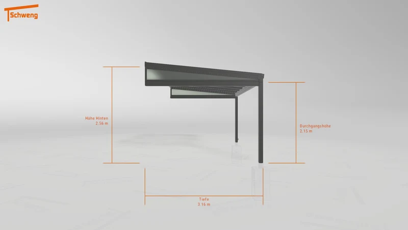 #DE Schweng Terrassenüberdachung S350 (ID w3nx73)