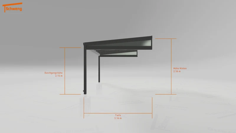 #DE Schweng Terrassenüberdachung S350 (ID w3nx73)