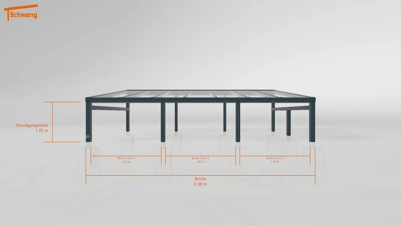 #DE Schweng Pultdachcarport S350 (ID jj9rwp)