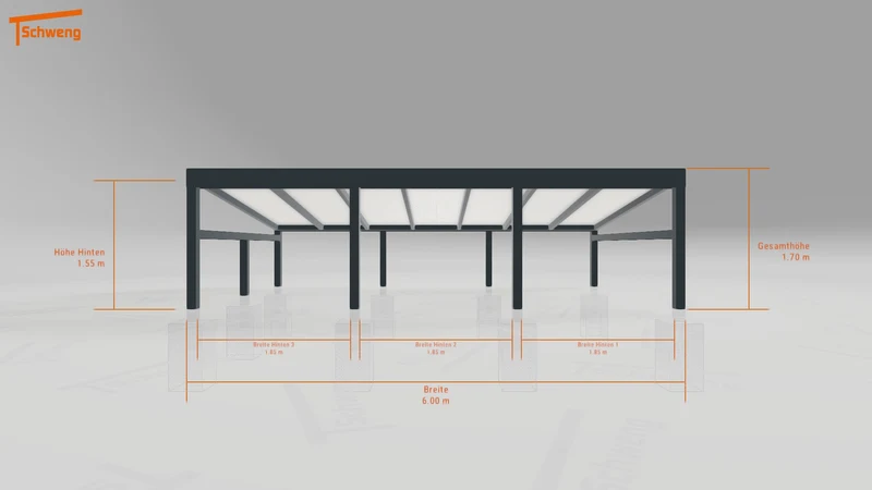 #DE Schweng Pultdachcarport S350 (ID jj9rwp)
