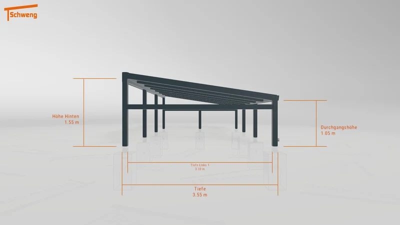 #DE Schweng Pultdachcarport S350 (ID jj9rwp)